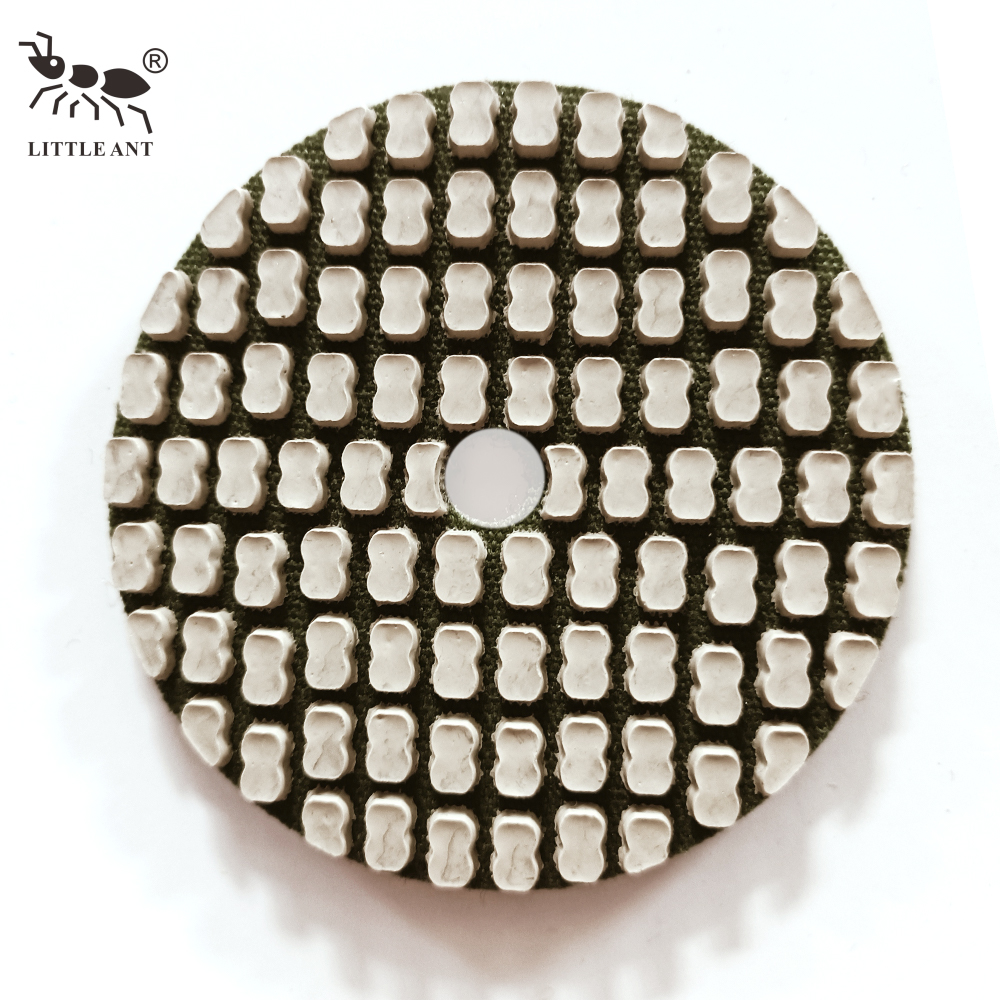 Pequeña forma de calabaza hormiga diamante almohadilla de pulido súper seca Nivelación rápida reparación de qucik para mármol granito terrazo hormigón baldosas