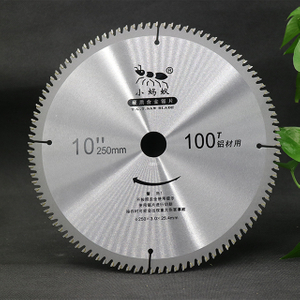 Hoja de sierra circular de corte de aluminio de 10 pulgadas 100 dientes TCT
