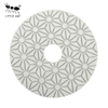 Almohadilla de pulido en húmedo con flor de 4 pasos Diamante flexible para piedra, mármol, granito, terrazo, piedra caliza, hormigón