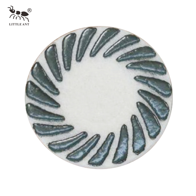 Almohadilla de pulido en seco en espiral con gotas de agua para pulidor de mano de granito de mármol, amoladora portátil