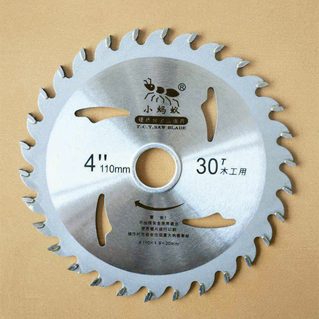 4 pulgadas de 30 dientes tct de madera de madera cuchilla de sierra circular