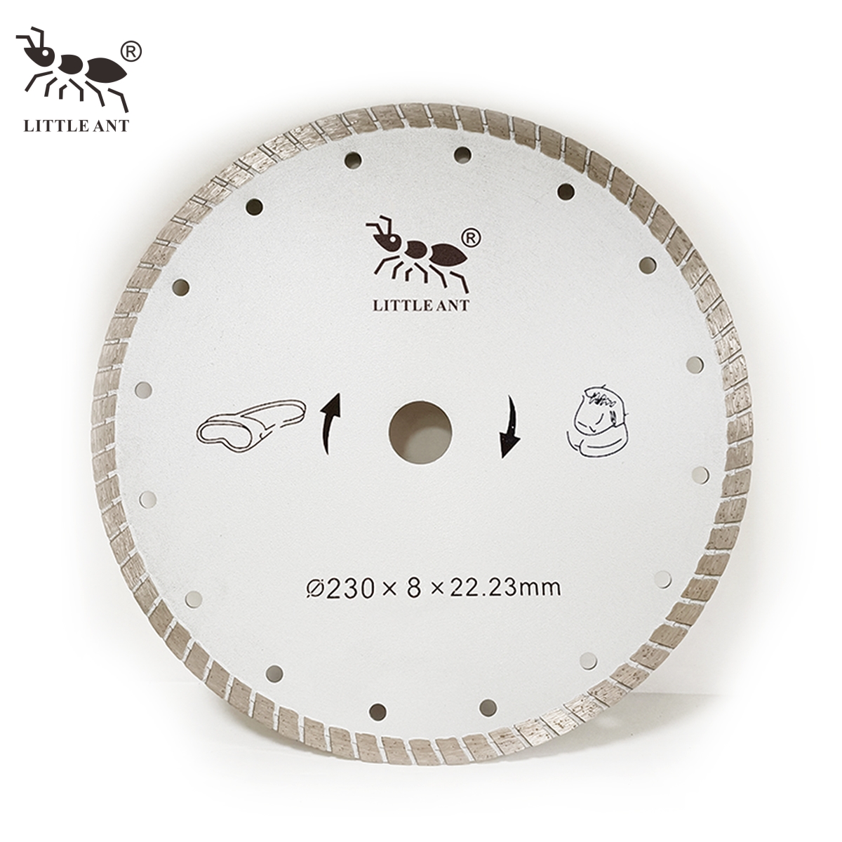 China Suministro al por mayor Hot Press Turbo Diamond Circular Saw Blade Granito de granito Disc para piedra