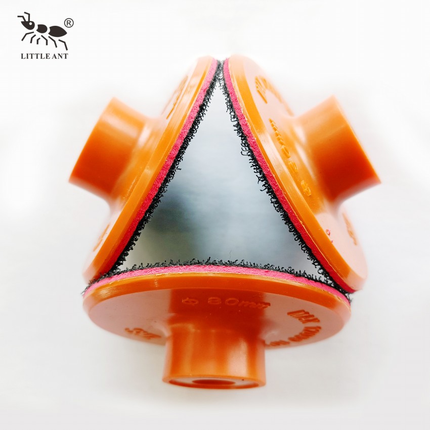 ∮80mm soporte de almohadilla de carroza naranja