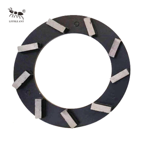 Placa de molienda de metal Disco circular 9 engranajes para engranajes de triángulo de hormigón. Uso seco y húmedo.
