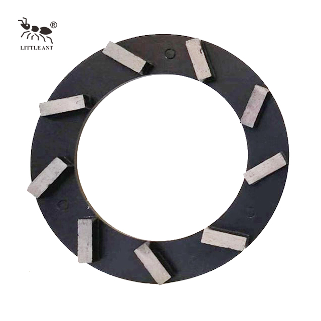 Placa de molienda de metal Disco circular 9 engranajes para engranajes de triángulo de hormigón. Uso seco y húmedo.