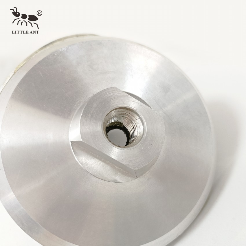 Soporte de respaldo de aluminio de ∮100 mm Rosca M14 para máquina pulidora de amoladora angular